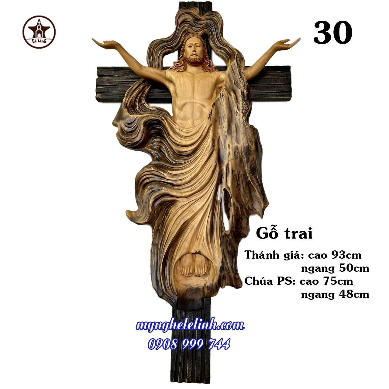 Bàn thờ Công Giáo mẫu C83- tượng cao 50cm